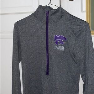 PINK wildcat quarter zip